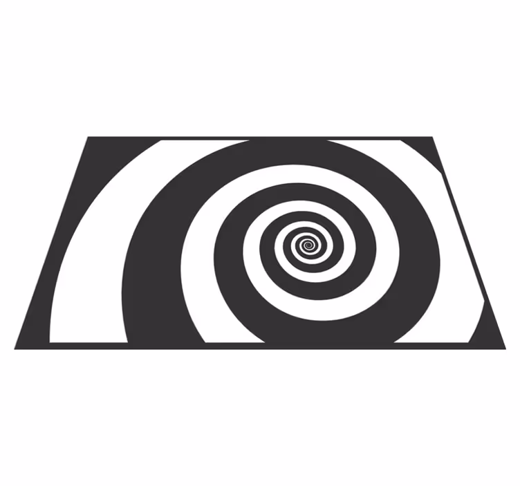 Placemat spirale optische effect - TenStickers