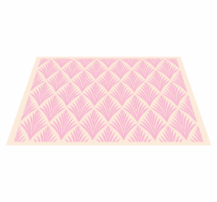 Placemat met gestructureerd bladerenpatroon - TenStickers