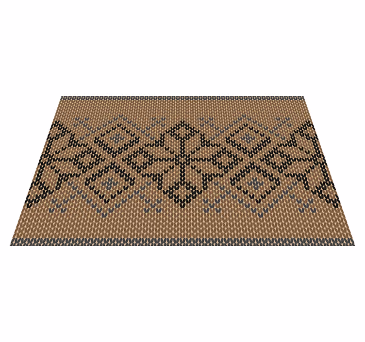 Placemat geometrisch patroon met contrast - TenStickers