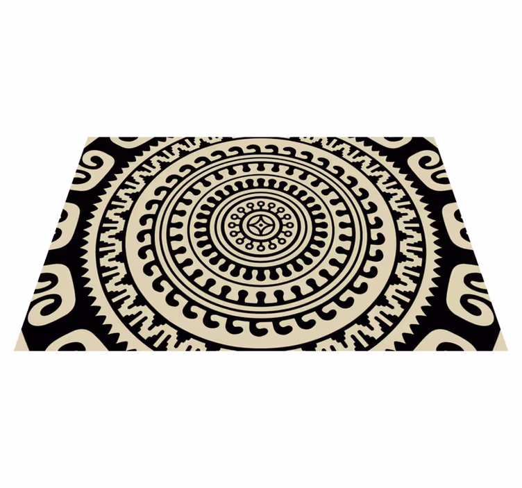 Placemat met cirkelvormige patronen - TenStickers