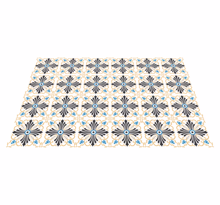 Originele placemat vibrant karmijnrode kom - TenStickers