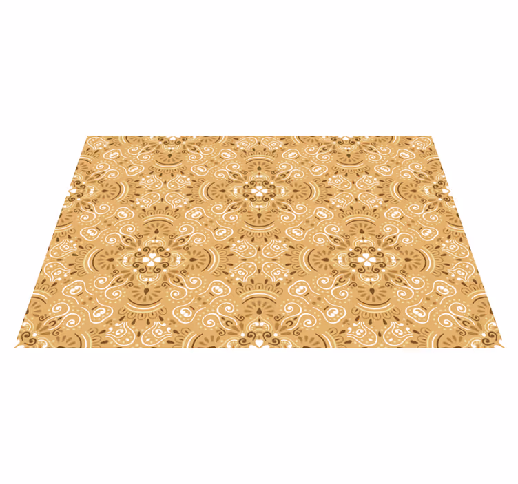 Placemat elegante bloemencomponent - TenStickers