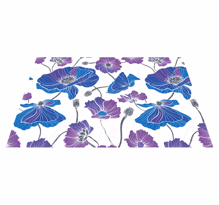 Placemat met levendig botanisch motief - TenStickers