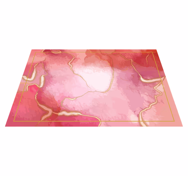 Placemat elegant roze marmer - TenStickers
