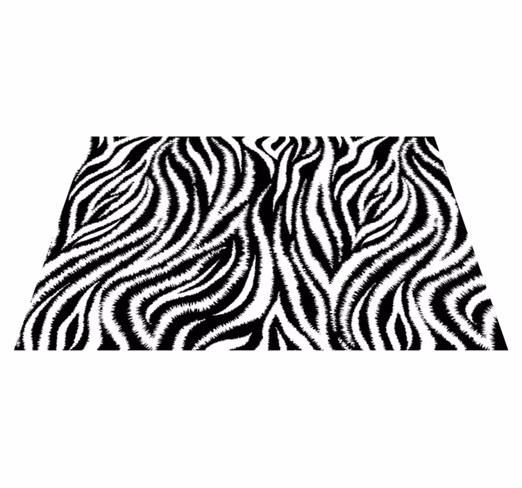 Placemat met zebra patroon motief - TenStickers