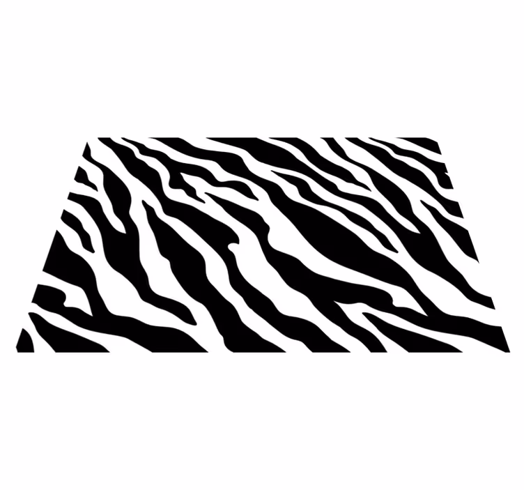 Placemat zebra strepenpatroon - TenStickers