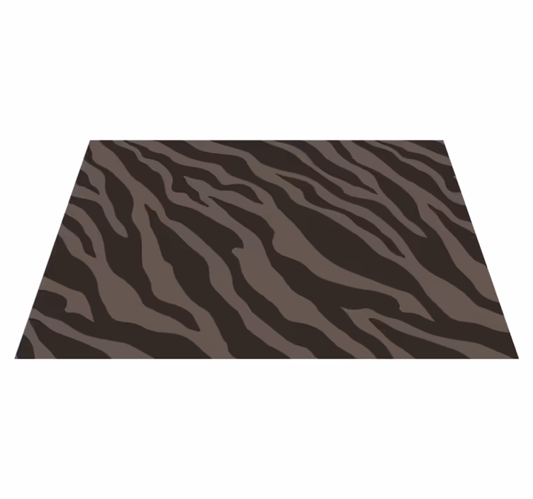 Placemat met zebra gestreepte oppervlakte - TenStickers