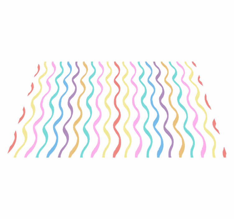 Placemat golfpatroon print - TenStickers