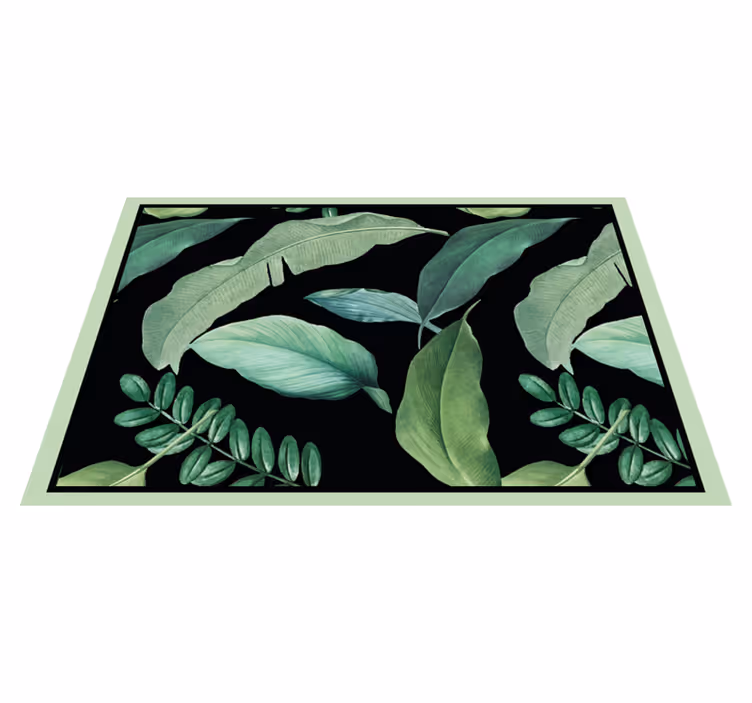 Placemat bladmotief creatie - TenStickers