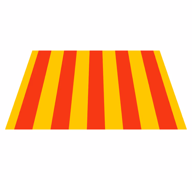 Originele placemat gedurfde gestreepte patroon - TenStickers