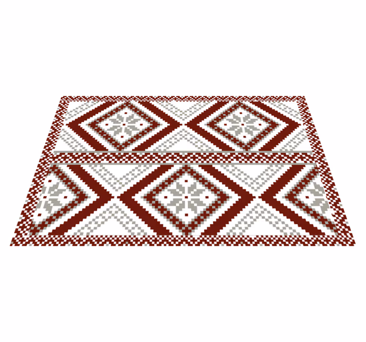 Placemat geometrisch textuurpatroon - TenStickers