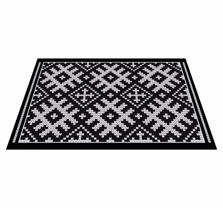 Placemat traditioneel gebreid patroon - TenStickers