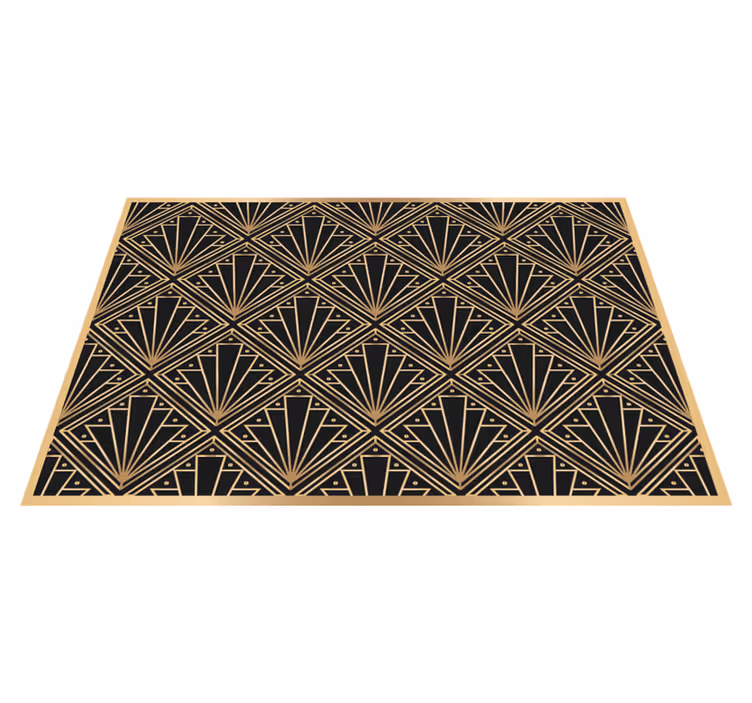 Placemat art deco patroon - TenStickers