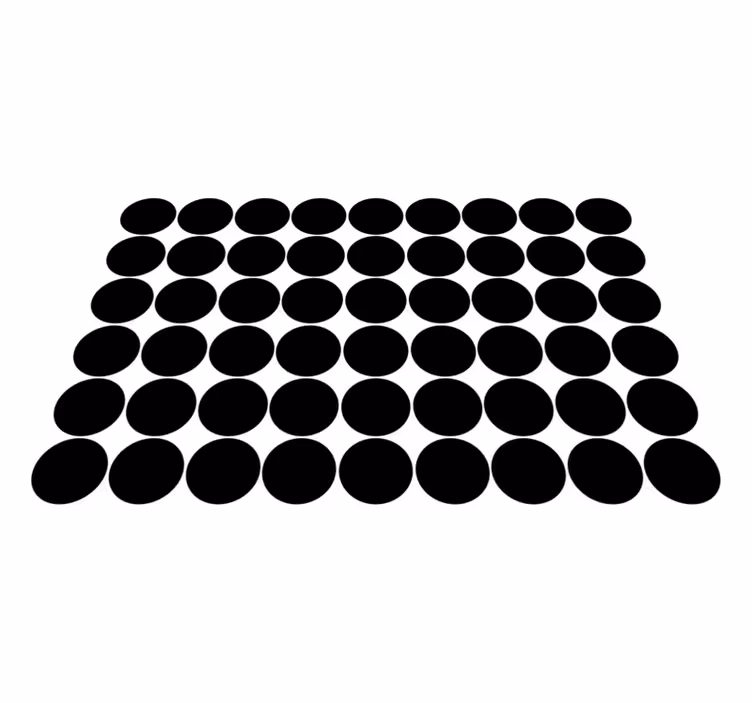 Placemat abstract circulair patroon - TenStickers
