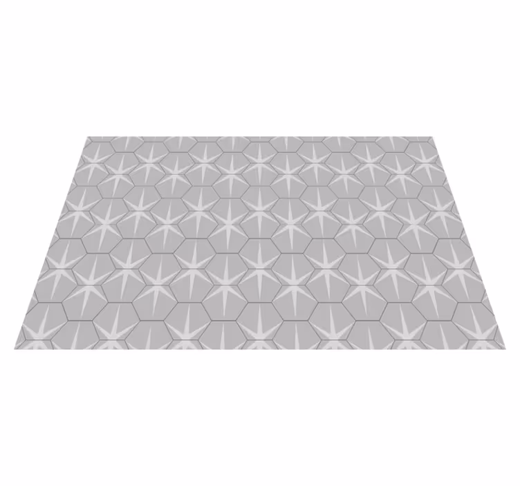 Placemat hexagonaal sterrenpatroon - TenStickers