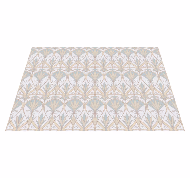 Placemat elegante bloemrijke compositie - TenStickers