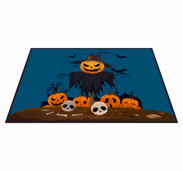 Halloween placemat heksenpompom horror - TenStickers