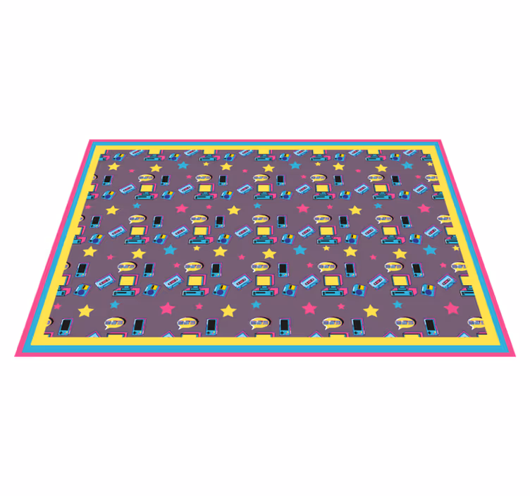 Originele placemat kleurrijke sterrenprint - TenStickers