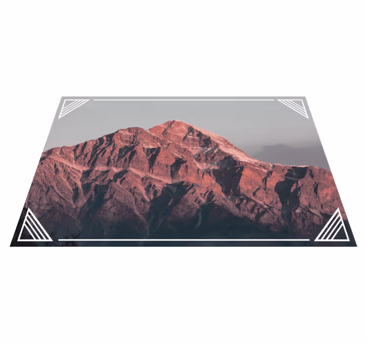 Moderne placemat berglandschap sereniteit - TenStickers