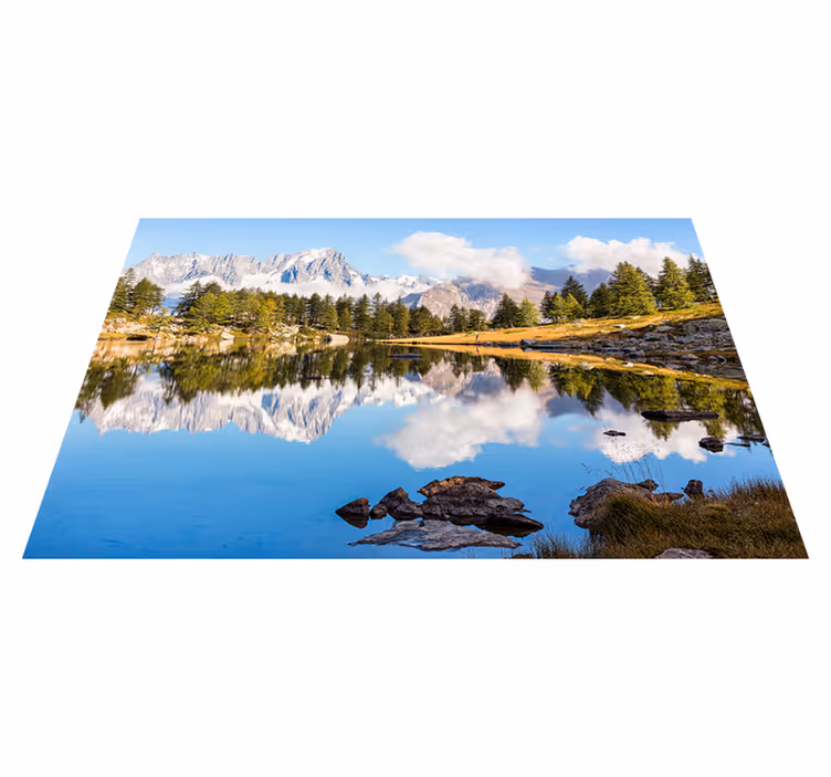 Moderne placemat schilderachtig berglandschap - TenStickers