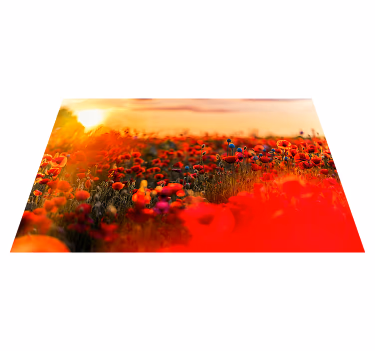 Placemat poppy field sereniteit - TenStickers