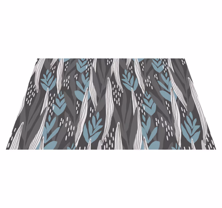 Placemat textured leaf concept - TenStickers
