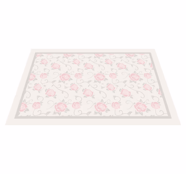 Placemat botanisch motief achtergrond - TenStickers