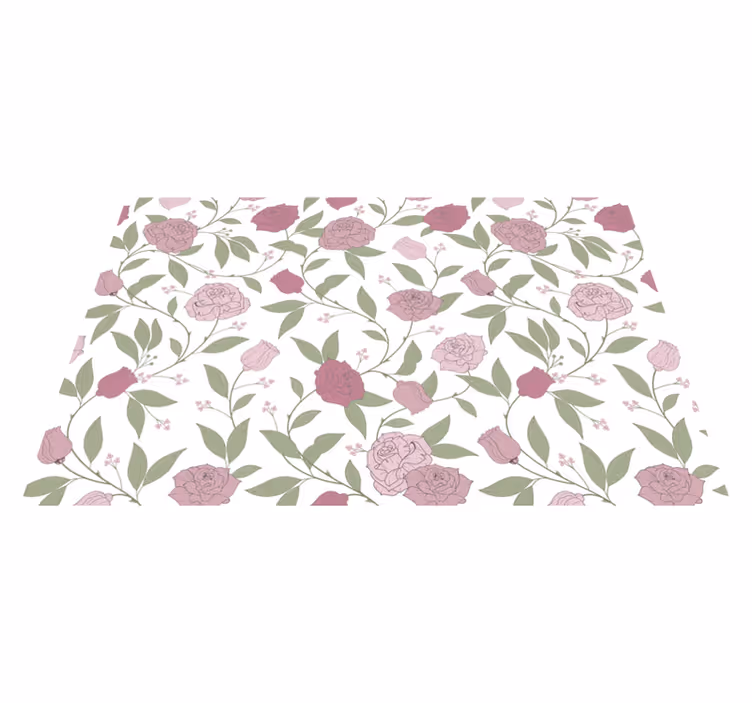 Originele placemat bloemig elegant patroon - TenStickers