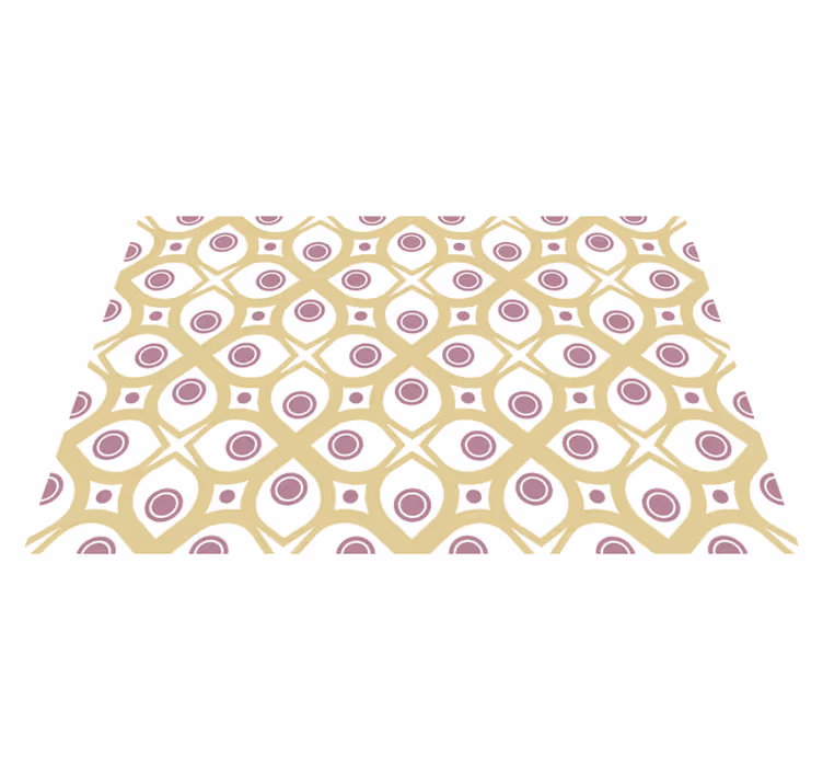 Moderne placemat geometrisch patroon arrangement - TenStickers