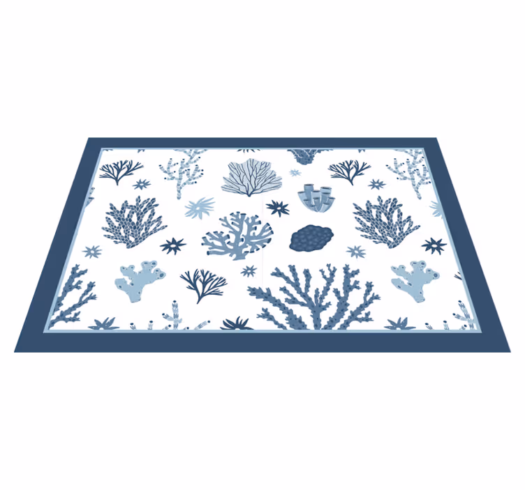 Placemat koraal en zeewier planten - TenStickers