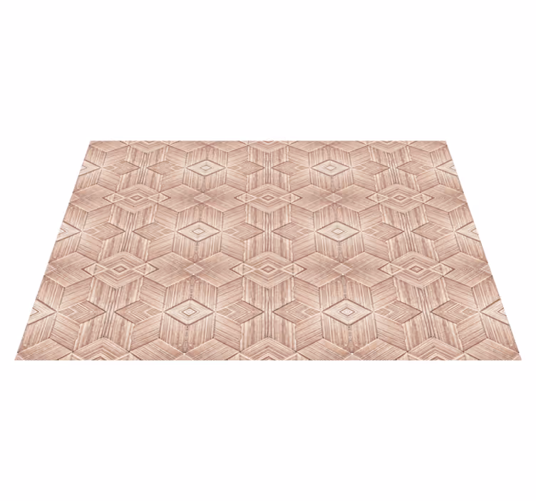 Placemat geometrisch houten patroon - TenStickers