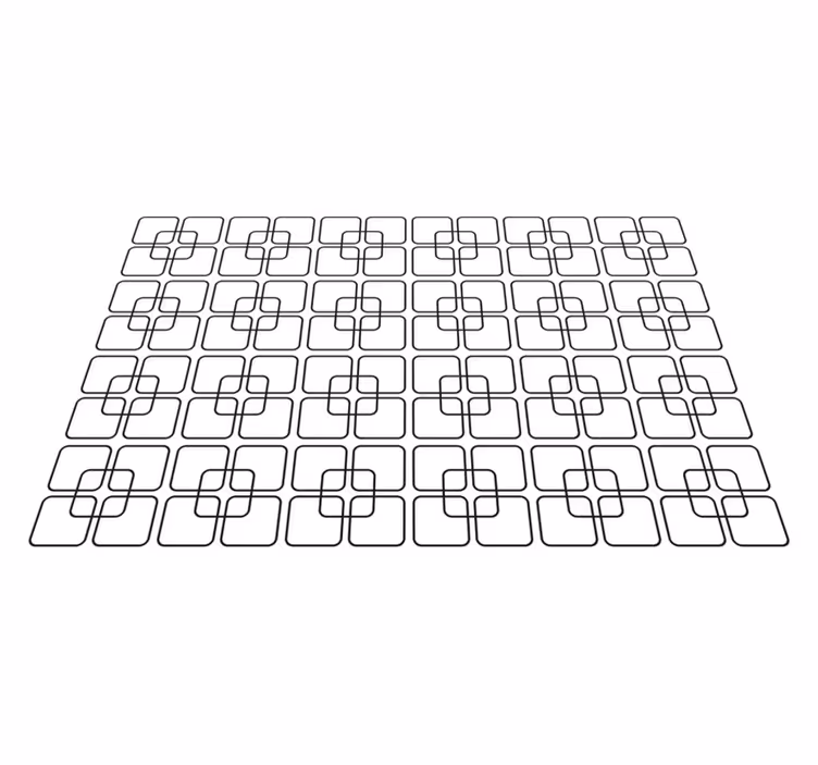 Placemat geometrisch patroon - TenStickers