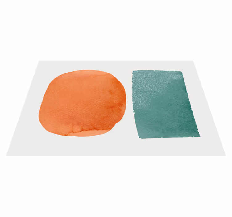 Placemat abstracte kleurvlekken - TenStickers