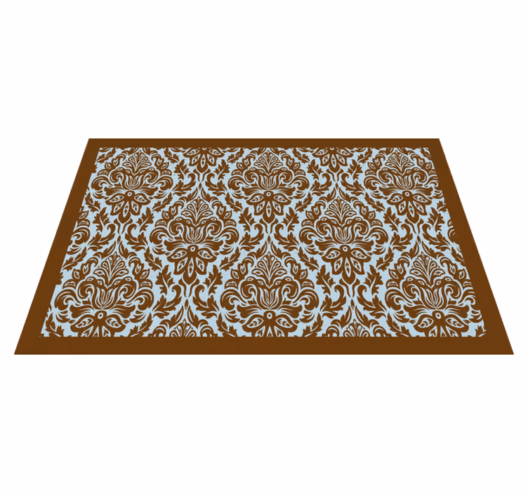 Placemat intricate flower emblem - TenStickers