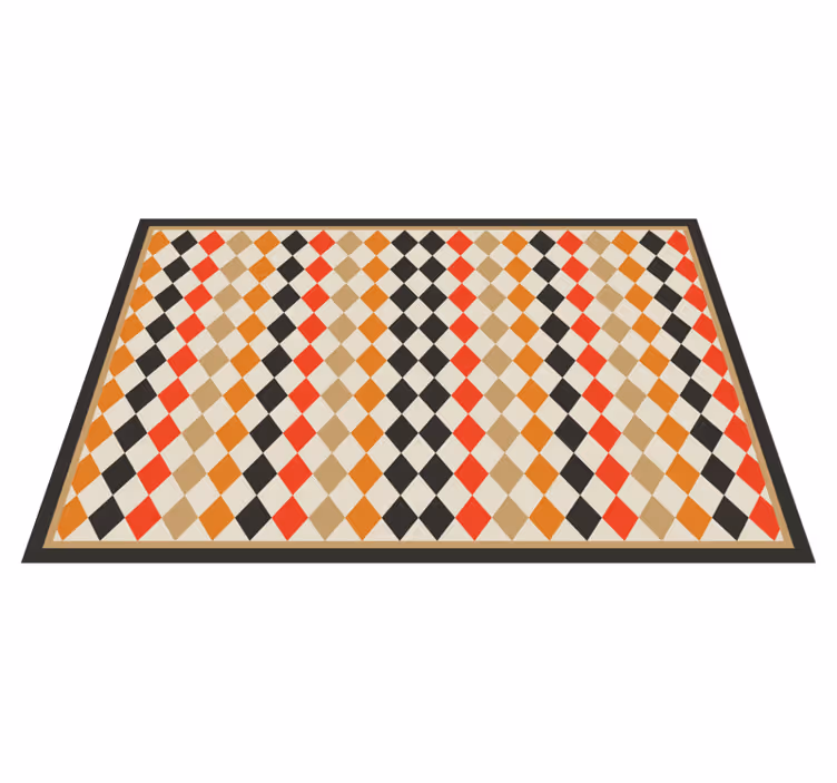 Moderne placemat verfijnde geometrische opstelling - TenStickers