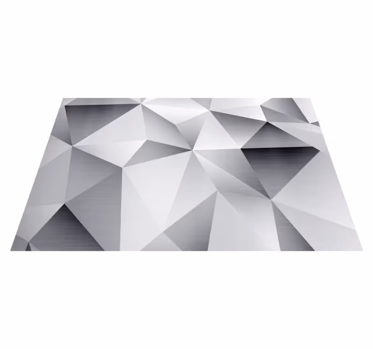 Moderne placemat geometrisch metallic patroon - TenStickers