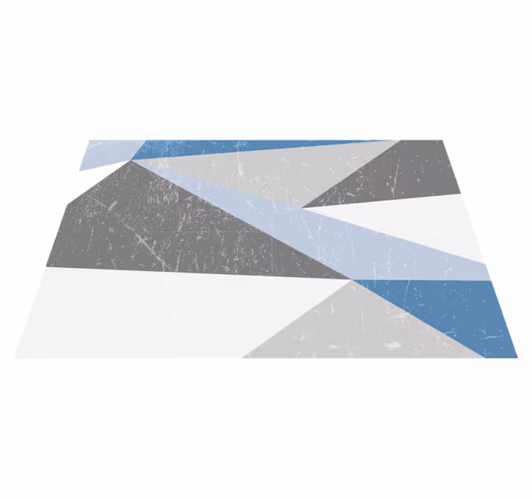 Moderne placemat met geometrische hoekpatronen - TenStickers
