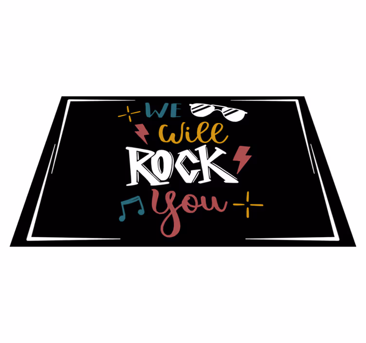 Placemat met tekst bold phrase quote - TenStickers