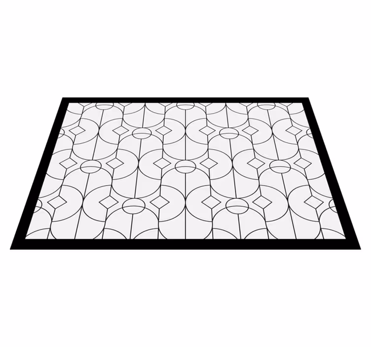 Moderne placemat geometrisch patroon stijl - TenStickers