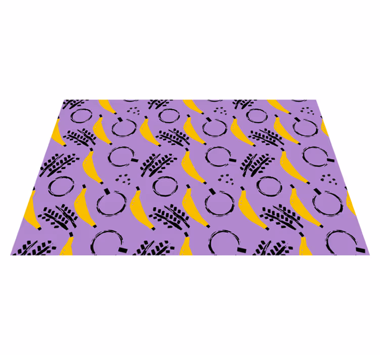 Originele placemat met bananenpatroon - TenStickers