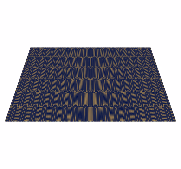 Moderne placemat elegante gebogen lijnen - TenStickers