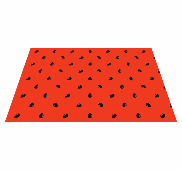 Originele placemat watermeloenzaad patroon - TenStickers