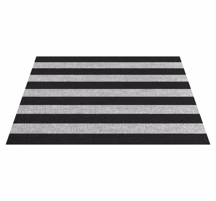 Moderne placemat gestreepte keukentapijt - TenStickers