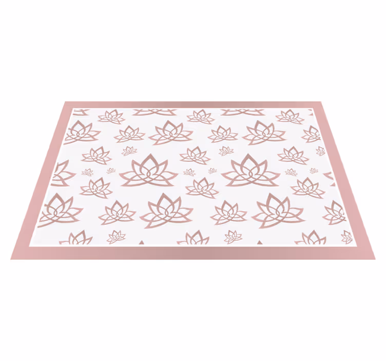 Placemat elegant lotus patroon - TenStickers