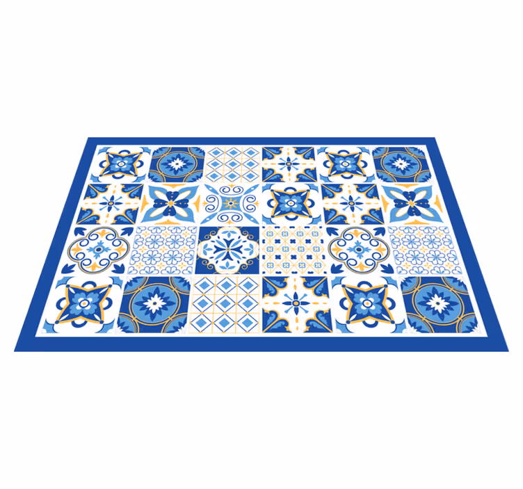 Originele placemat klassiek tegelpatroon - TenStickers