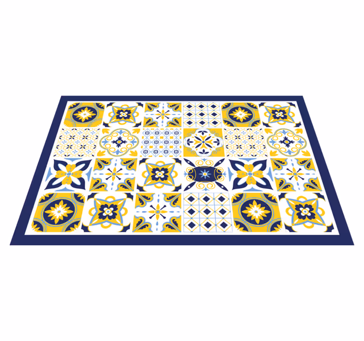 Placemat kleurrijke tegelpatronen - TenStickers