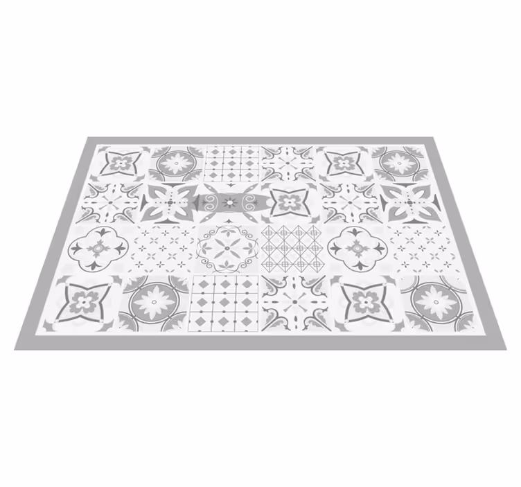 Placemat elegante monochrome patronen - TenStickers