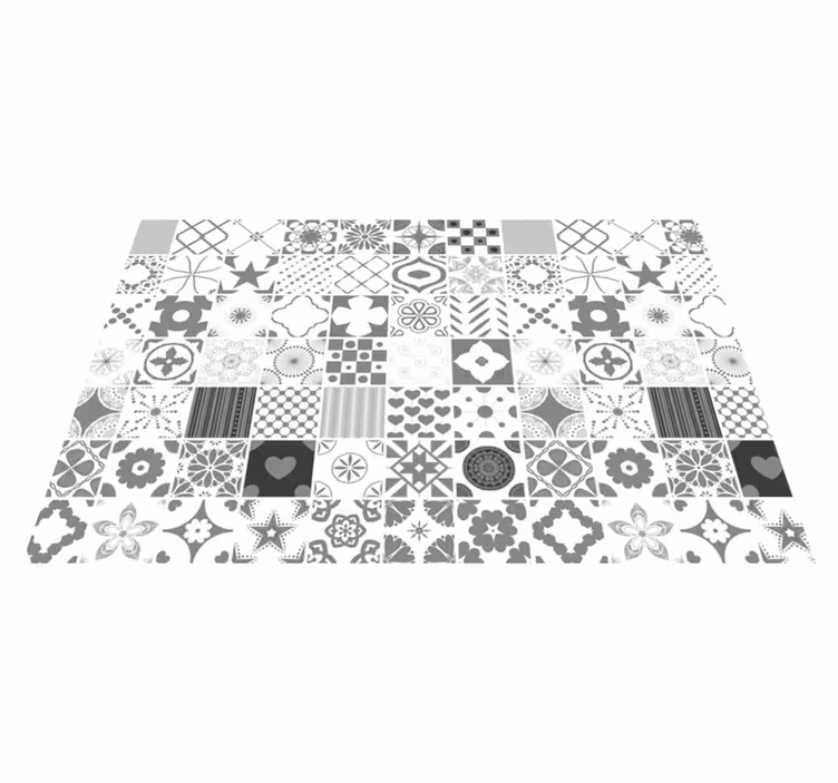 Placemat met effen monochrome patroon - TenStickers