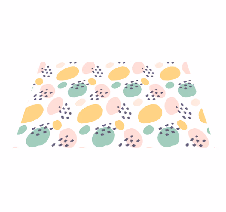 Originele placemat kleurrijk abstract element - TenStickers