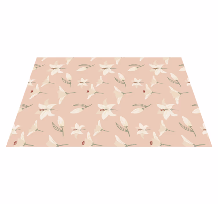 Kerstmis placemat bloemige tafelkleed - TenStickers